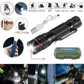 Kleine Taschenlampe Mini Handheld ultrahelle leistungsstarke LED taktische Lampe (Quantity: 4 sets)